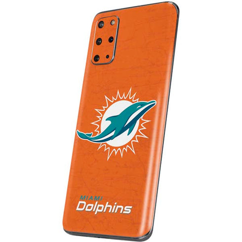 NFL Miami Dolphins Distressed- Orange Galaxy S20 Plus Skin